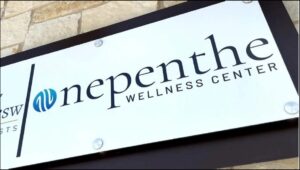 Nepenthe Wellness Center - front entrance sign
